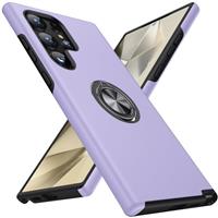KOVASIA for Samsung Galaxy S24 Ultra Case, 360 Rotatable Ring Stand Shockproof Phone Case for Samsung S24 Ultra,S24 Ultra Cover Support Magnetic Car Mount, Blue