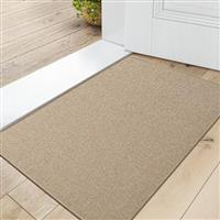 DEXI Door Mat, Doormat Indoor Non-slip Dirt Trapper, Absorbent Inside Entrance Rug, Washable Low Profile Front Door Mats for Entryway, Muddy Shoes & Paws
