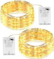 SHATCHI 200LEDs Christmas Tree Fairy String Lights 20m Lit -