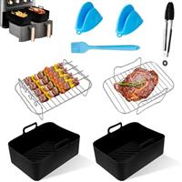 Silicone Air Fryer Liner 8.46" for Ninja AF400UK AF500UK AF4