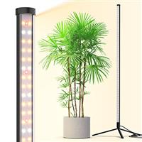 Barrina Grow Lights T10, 42W, 4FT/120cm, 169 LEDs, Full Spectrum, Wide Illumination Area Coverage, Vertical Plant Grow Lights for Indoor Plants with On/Off Switch and Tripod Floor Stand