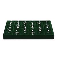 Papten 24 Grids Stackable Necklace Display Tray Premium Je