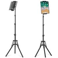 Cenawin iPad Tripod Stand, 63" Height Adjustable Floor Stand with 360 Rotating Mount for iPad Pro, Air, Mini & Tablets 4.7-13.5"