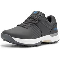 FitVille Mens Golf Shoes Extra Wide Fit Casual Trainers Water Resistant Non Slip Outdoor Spiked Trainers for Golf Training
