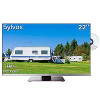 SYLVOX 24 inch Smart TV with DVD Player Built in, Frameless 1080P FHD, WiFi Bluetooth, HDMI USB, And