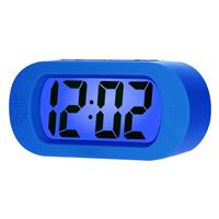 Plumeet Digital Alarm Clock Travel Clock with Snooze and Nightlight - Easy to Set Simple Bedside Ala