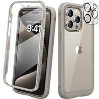 Diaclara Case for iPhone 12/16 Series Case, 360 Full Body Bumper Clear Back Cover
