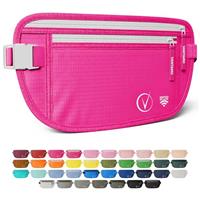 Vantamo Money Belt for Travel Hidden, RFID Protected Waist Wallet, Fits Passport & Phone with Cover