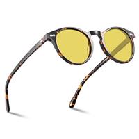 CARFIA Mens Sunglasses Polarised Vintage Eyewear UV400 Protection for Driving Travel