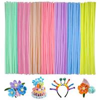 Ainiv Multicolor Pipe Cleaners for Craft, 30cm Crafting Pipe Cleaners, Chenille Stems for DIY, Arts & Crafts, Fuzzy Sticks Craft Supplies for Christmas Tree Creative Handmade DIY Decoration