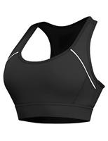 Paeceioni Women's Sports Bra, High Support, White, Regular
