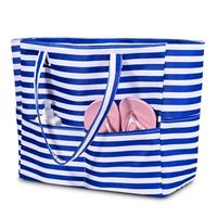 benpen Large Beach Bag for Women:Waterproof Summer Beach Tote Bag with Zip,Holiday Essentials Shopping Bag Travel Bag with Pockets,Lightweight Overnight Shoulder Bag Handbags for Pool