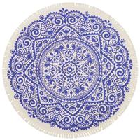 Terafeels Traditional 60 cm Small Round Rugs - Machine Washa