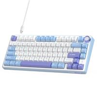 RK ROYAL KLUDGE R75 Mechanical Keyboard Wired with Volumn Knob