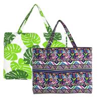 FAVORTALK Large Foldable Bags for Shopping Washable - 2 Pcs