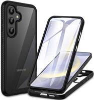 CENHUFO for Samsung Galaxy Case Built-in Screen Protector, Military Grade Shockproof Clear Cover 360Full Body Protective Rugged Bumper Phone Case for Samsung