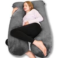 Chilling Home Pregnancy Pillow, Maternity Pillow for Pregnant Women, Comfortable J Shaped Full Body Pillow Pregnancy Pillows for Sleeping, with Washable Cover