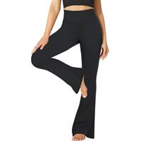ACTINPUT Yoga Pants for Women Flared Leggings High Waisted Bootcut Black Trousers Women's Workout Bootleg Stretchy Leggings