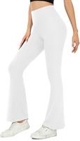 ACTINPUT Yoga Pants for Women Flared Leggings High Waisted Bootcut Black Trousers Women's Workout Bootleg Stretchy Leggings