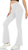 ACTINPUT Yoga Pants for Women Flared Leggings High Waisted Bootcut Black Trousers Women's Workout Bootleg Stretchy Leggings
