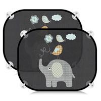 ACELIFE Baby Car Window Shades with UV Protection, Sun Visor, Sun Screen, Side Window Shades with Cute Animal Motifs, 45 * 35.5 cm