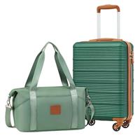 COOLIFE Cabin Suitcase for Ryanair Airlines Carry on Cabin Luggage Hard Shell Suitcase Lightweight with TSA Lock and 4 Spinner Wheels