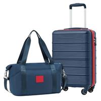 COOLIFE Cabin Suitcase for Ryanair Airlines Carry on Cabin Luggage Hard Shell Suitcase Lightweight with TSA Lock and 4 Spinner Wheels