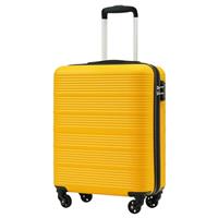 COOLIFE Cabin Suitcase for Ryanair Airlines Carry on Cabin Luggage Hard Shell Suitcase Lightweight with TSA Lock and 4 Spinner Wheels