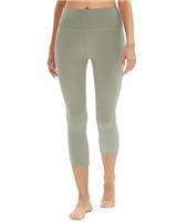 DDOBB High Waisted Capri Leggings for Women 3/4 Gym Leggings Opaque Cropped Trousers Tummy Control Pants for Workout Yoga
