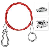 URAQT Breakaway Cable Heavy Duty - Trailer Caravan Safety Cable, Stainless Steel, Pull-off Force 400kg+