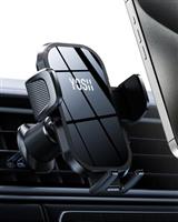 YOSH Car Vent Phone Mount, Upgraded Double Lock Metal Hook Car Phone Holder, Quick Release Air Vent Holder for iPhone 16 15 14 13 12 11 Pro Max Plus Samsung S24 S23 S22 S21 Pixel etc