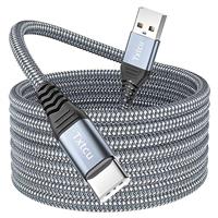 Txtcu Long USB C Cable0.3m-10m, USB C Charger Cable Braided USB Type C Fast Charger Cable Compatible for PS5/Controller,Xbox,Samsung Galaxy S20/S10/S9,Note 10 9 8,LG,Motorol