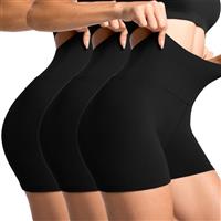 Sanpetix Gym Shorts for Women, Black Cycling Shorts for Biker Workout Running Yoga