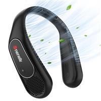 Neck Fan, Portable Neck Fan, Rechargeable Bladeless Fan with 360Cooling Airflow,6000mAh Battery Operated and 3 Speed
