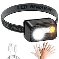 Head Torch Rechargeable, LED Head Torch Camping with 3 Modes
