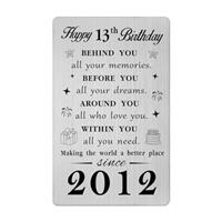 Gezxin Happy 50th Birthday Gifts for Women Men- Personalised