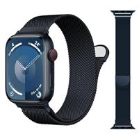 Patented Milanese Loop Compatible with Apple Watch Straps 46mm 38mm 40mm 41mm 42mm 44mm 45mm 49mm for Women Men, Magnetic Bands for iWatch Strap Series 10 9 8 7 6 5 4 3 SE2 SE Ultra2 Ultra