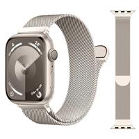 Patented Milanese Loop Compatible with Apple Watch Straps 46mm 38mm 40mm 41mm 42mm 44mm 45mm 49mm for Women Men, Magnetic Bands for iWatch Strap Series 10 9 8 7 6 5 4 3 SE2 SE Ultra2 Ultra