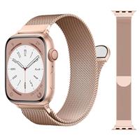 Patented Milanese Loop Compatible with Apple Watch Straps 46mm 38mm 40mm 41mm 42mm 44mm 45mm 49mm for Women Men, Magnetic Bands for iWatch Strap Series 10 9 8 7 6 5 4 3 SE2 SE Ultra2 Ultra