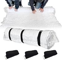 Mattress Vacuum Bag for Memory Foam Mattress, Latex Mattress Vacuum Seal Bag with Straps, Moving, Storage and Shipping