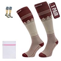 360 RELIEF Compression Socks for Women & Men - 15-20 mmHg Travel Flight Socks Graduated Support - Ideal for Running, Cycling & during Maternity - with Laundry Bag