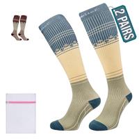 360 RELIEF Compression Socks for Women & Men - 15-20 mmHg Travel Flight Socks Graduated Support - Ideal for Running, Cycling & during Maternity - with Laundry Bag