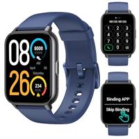 LETSACTIV Fitness Tracker,1.91"HD Touchscreen Smartwatch Answer/Make Calls,NO App/Phone Needed Pedometers,Fitness Watch with Blood Oxygen Heart Rate Monitor,100+Sports Modes Step Counter for Women Men