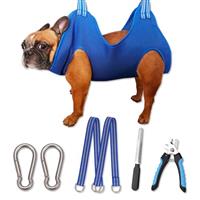 OVTEXZOG Dog Grooming Hammock Harness, Dog Sling for Nail Clipping/Trimming,Pet Grooming Restraint Bag with Nail Clippers Trimmer,Dog Grooming Supplies Kit for Claw Care