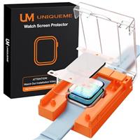 UniqueMe for Apple Watch Series 9/8/7 Screen Protector 41mm - 2 Pack [Strong Asorption] [Ceramic Film Not Glass] Bubble-Free Anti-Scratch HD Clear Cover Soft Film iWatch Easy Installation