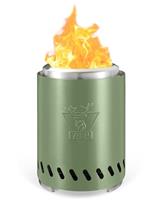 Generic Smokeless Fire Pit, Table Top Portable Fire Pit Fueled by Pellets or Wood