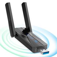 ElecMoga Wifi Dongle, 1300Mbps Wifi Adapter High Gain USB 3.0 5dBi Dual Band 2.4GHz/5GHz USB Wireless for PC/Desktop/Tablet/Laptop, Supports Windows 11/10/8/7/Vista/XP, Mac OS 10.9-10.15