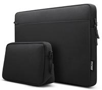 TECOOL 15 15.6 Inch Laptop Sleeve, Protective Case for 15 15.6'' HP Lenovo Thinkpad Ideapad Dell Acer ASUS Chromebook Notebook, Waterproof Shockproof Computer Cover with Accessory Bag, Dark Blue