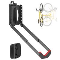 Mimoke Adjustable Space Saving Bicycle Wall Mount Easy Lifting Design with Folding Arm and Swivel Function (2)