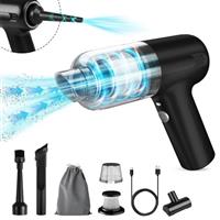 TEPENAR Mini Handheld Vacuum Cleaner 3-in-1 Cordless Car V